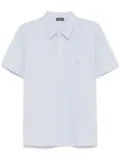 Peserico mélange-effect piqué-weave polo shirt - Blue
