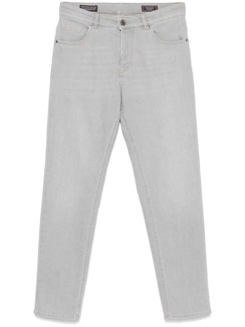 Peserico jean à patch logo | gris | Image 1