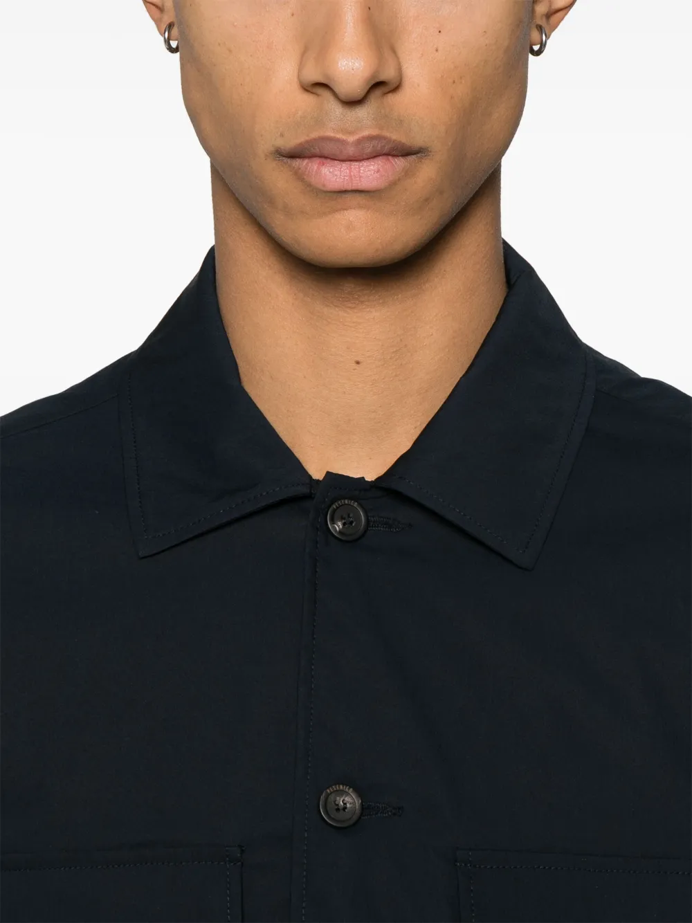 Peserico Lichtgewicht shirtjack Blauw