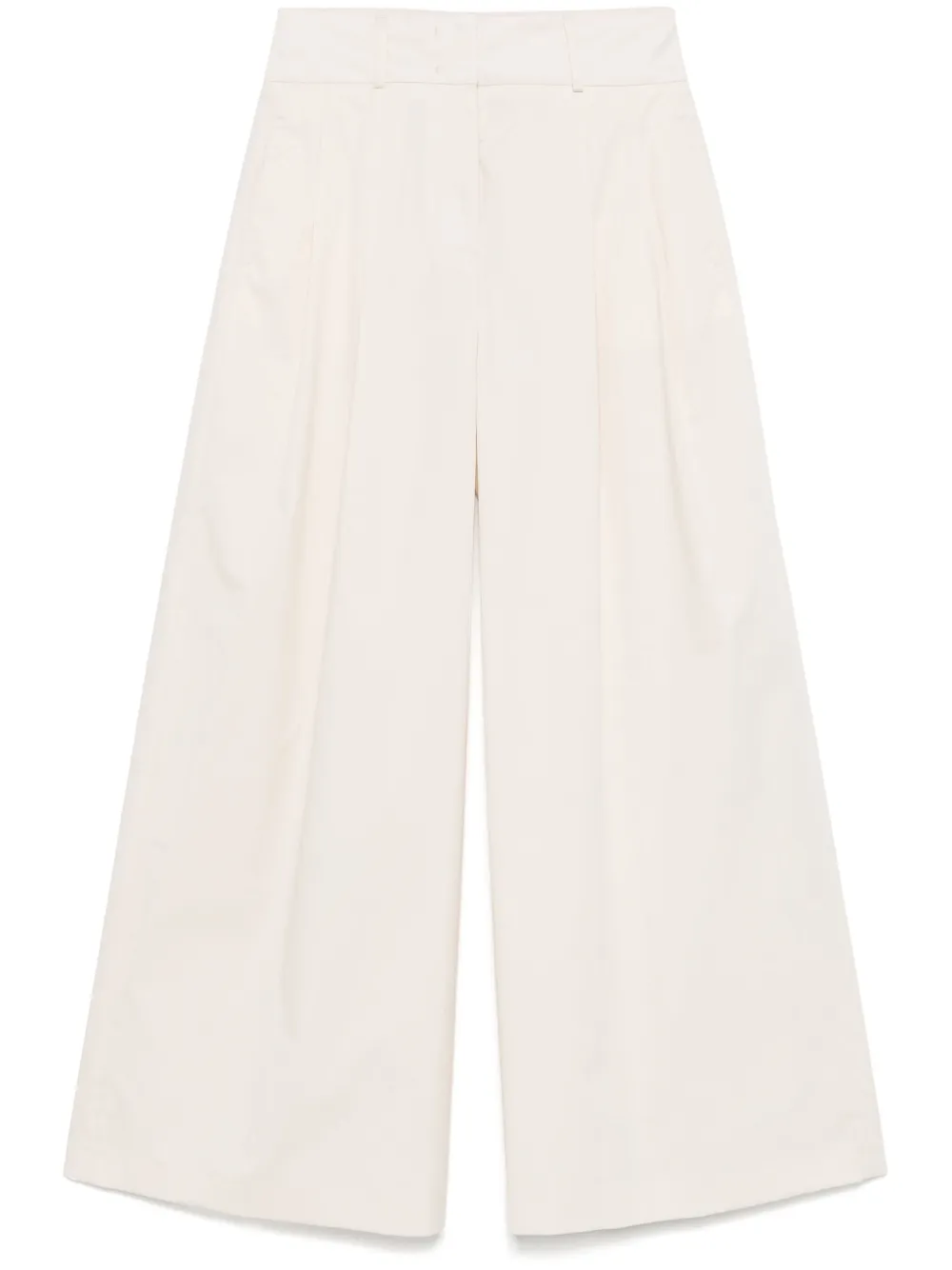 Peserico poplin trousers | Neutrals | Image 1
