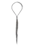 Peserico draped necklace - Grey