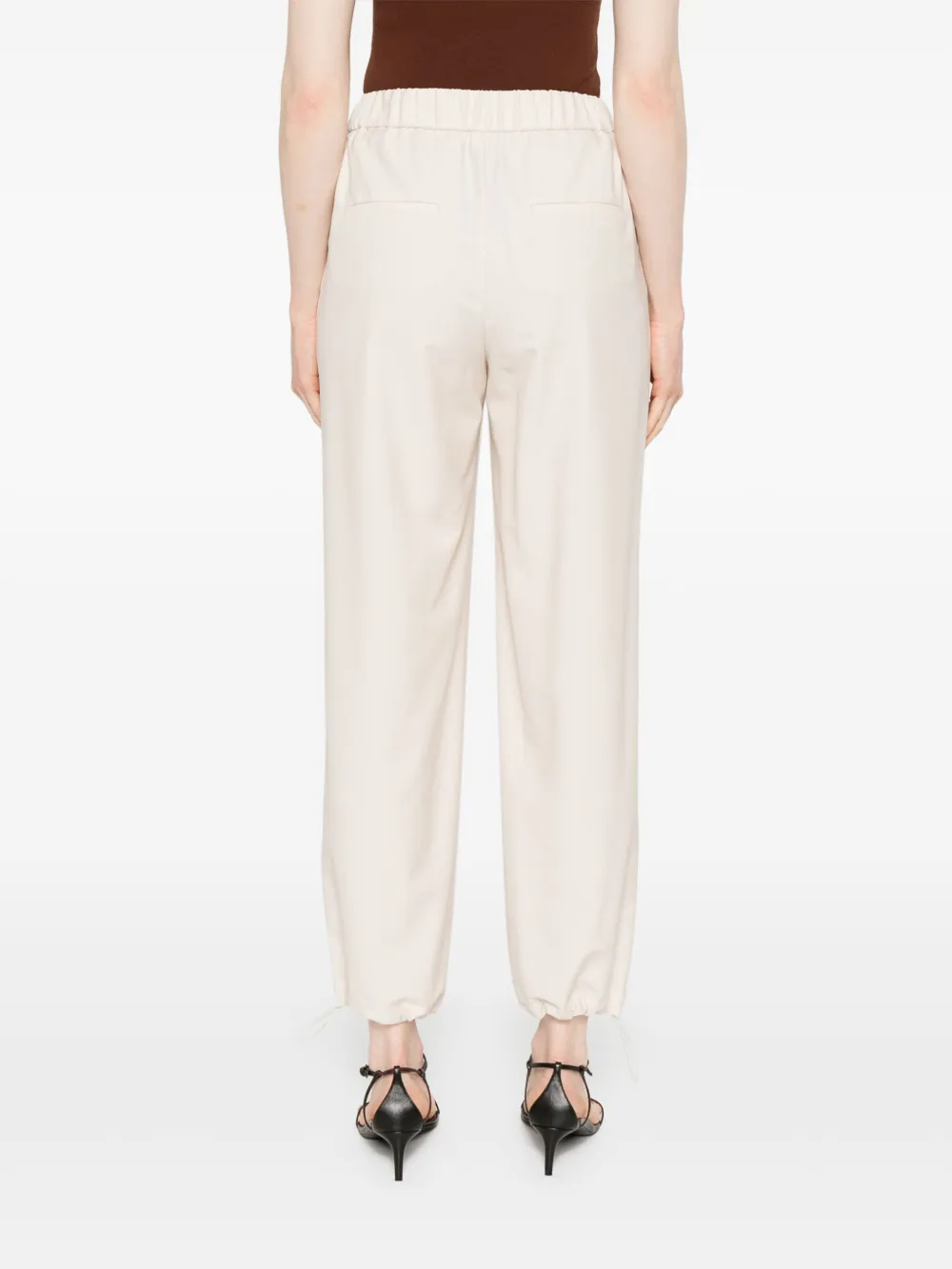 Peserico Straight broek Beige
