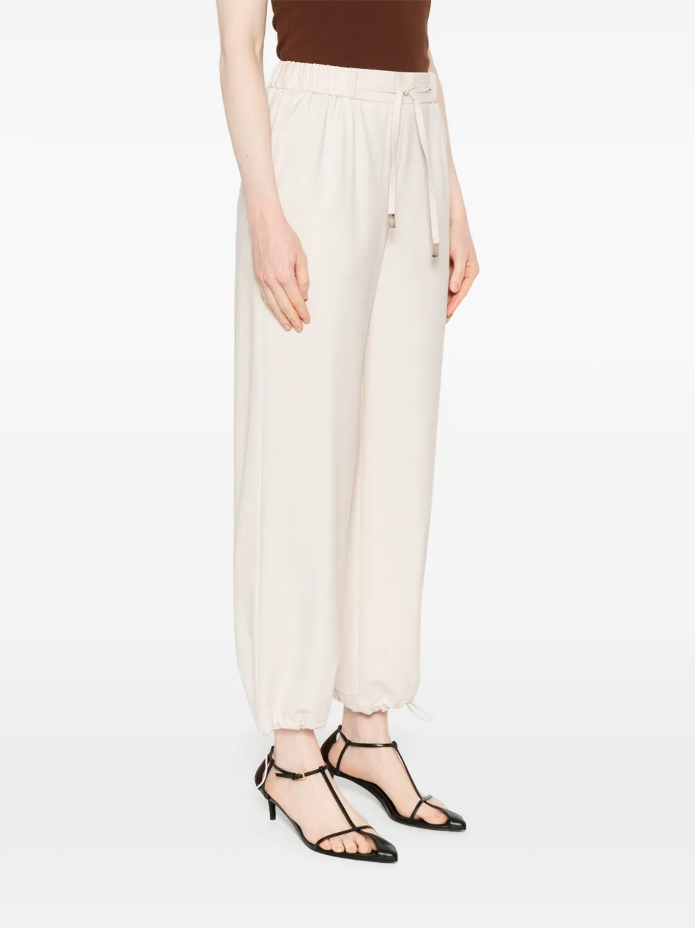 Peserico Straight broek Beige