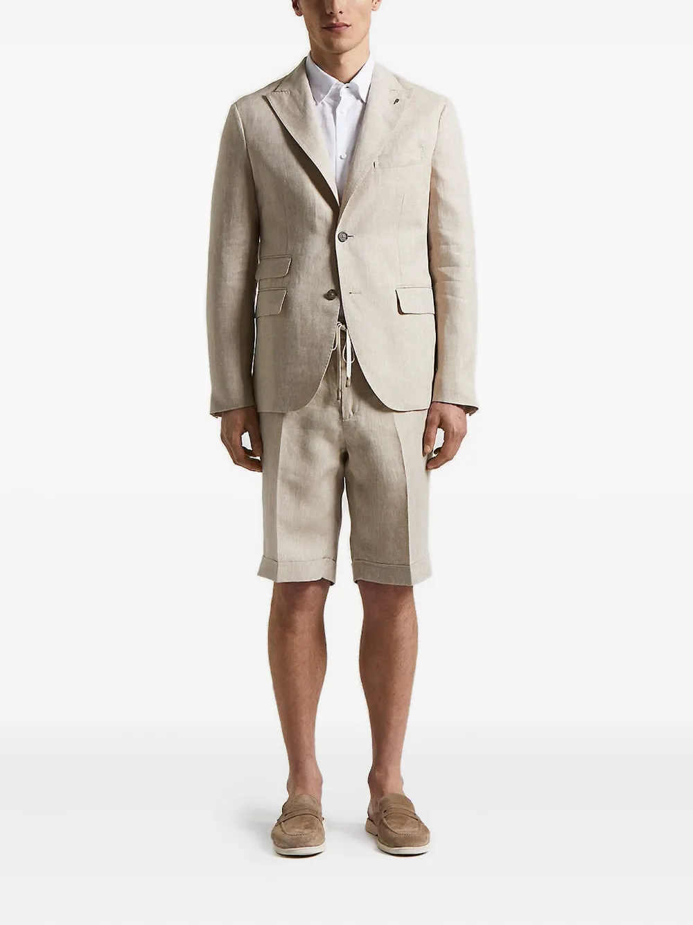 Peserico single-breasted linen blazer | Blazers | Image 2