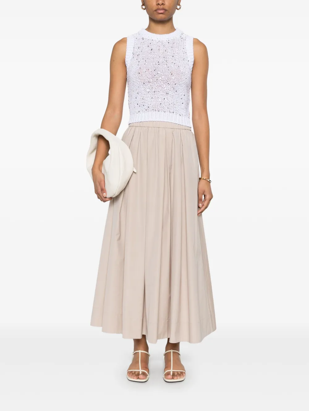 Peserico top de algodón con lentejuelas | Chalecos y camisetas | Image 2