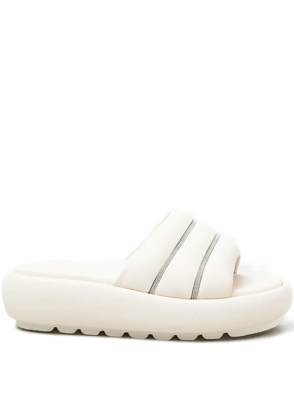 Peserico Chunky Platform Sandals In White