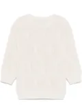 Peserico sequinned sweater - Neutrals