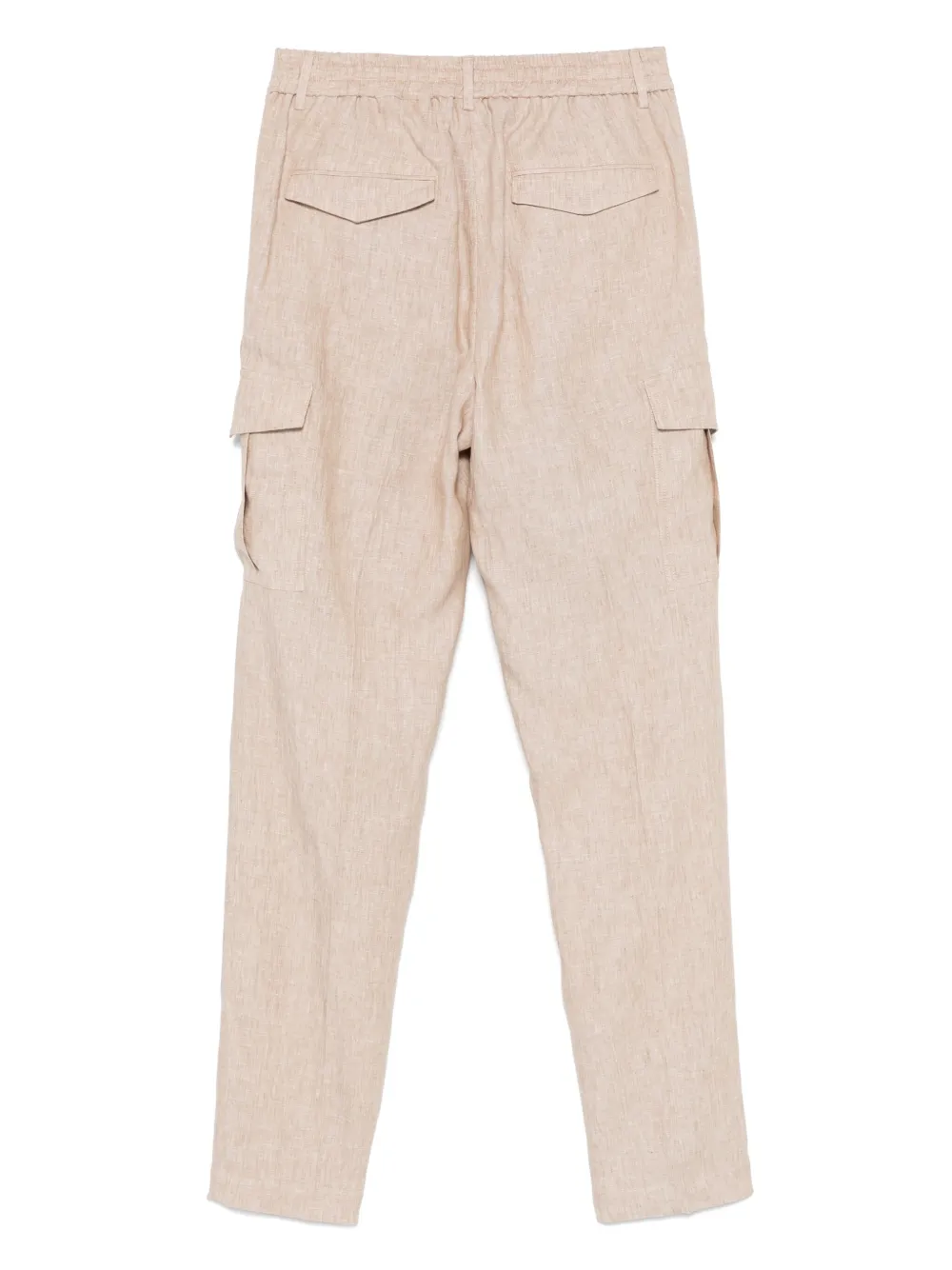Peserico Linnen cargo broek - Beige
