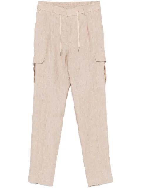 Peserico linen cargo pants