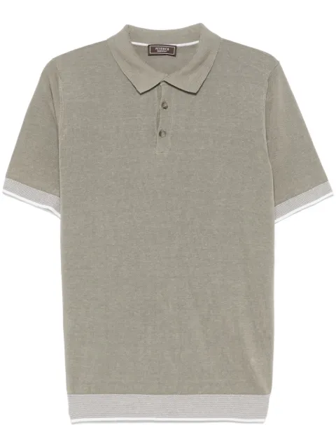 Peserico playera tipo polo de crepé