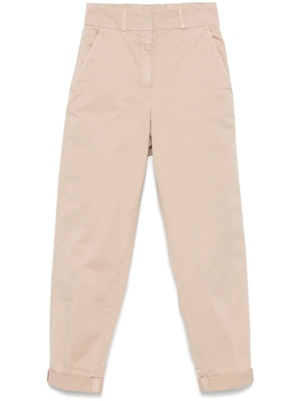 Peserico pantalon fuselé à chevilles resserrées | tons neutres | Image 1