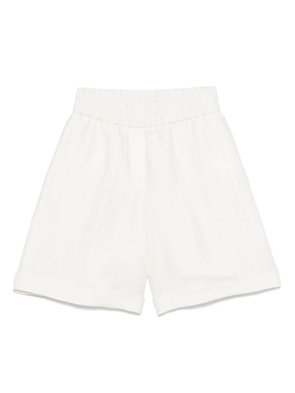 Peserico crinkle-effect shorts | White | Image 1