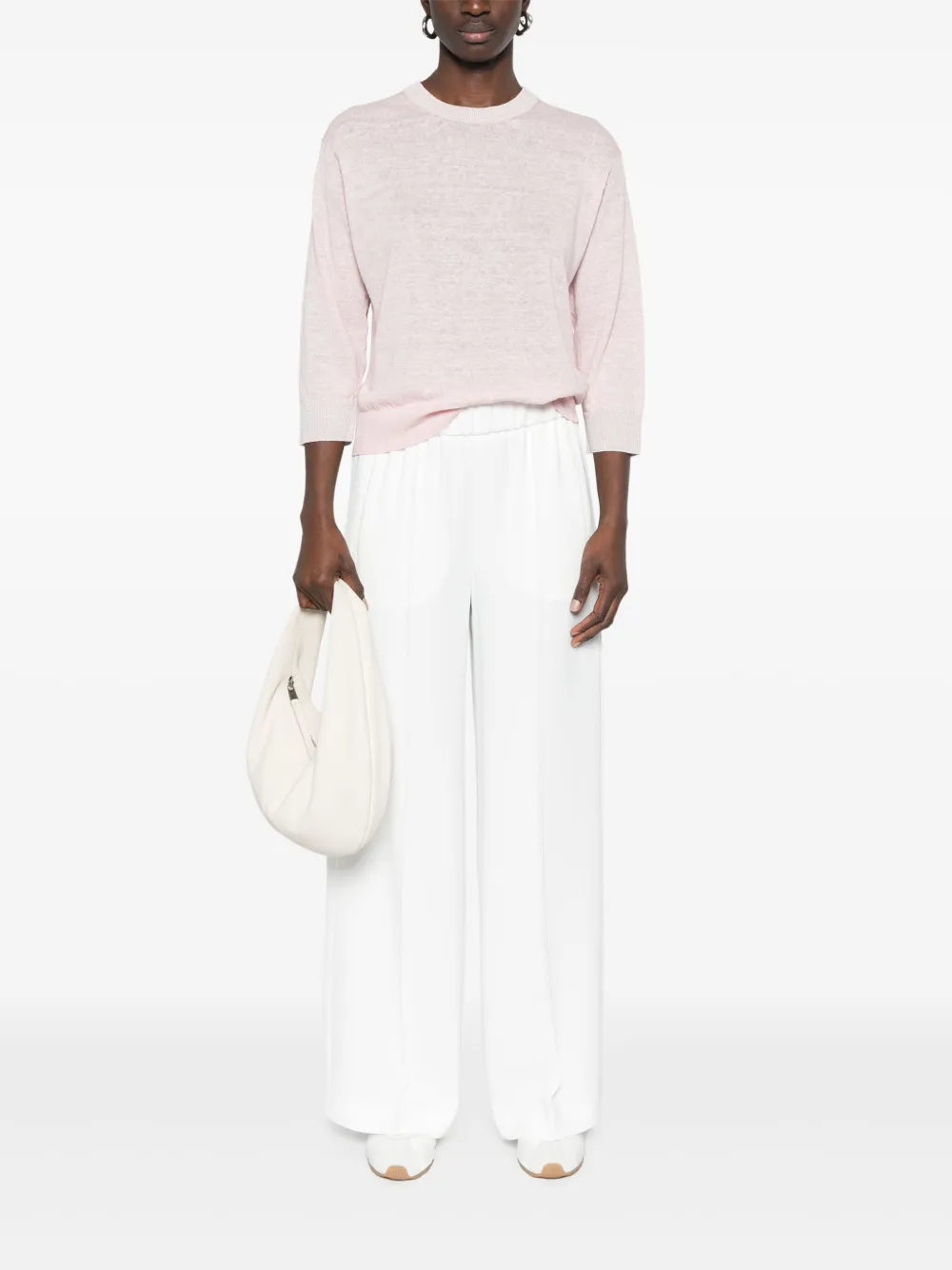 Shop Peserico Lurex-detail Top In Pink