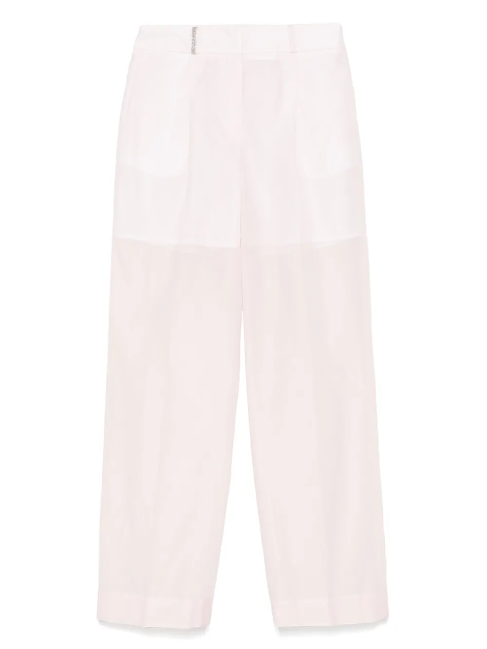 Peserico Broek met geplooid detail Roze