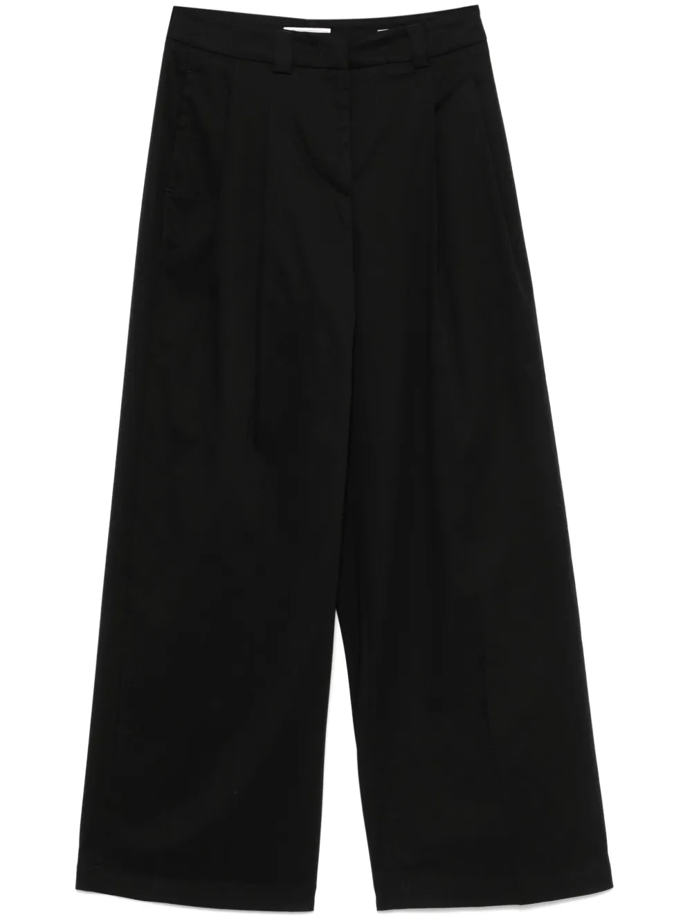 Peserico gabardine-weave trousers | Black | Image 1