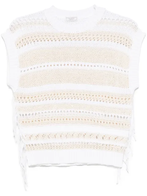 Peserico sequin-embellished vest