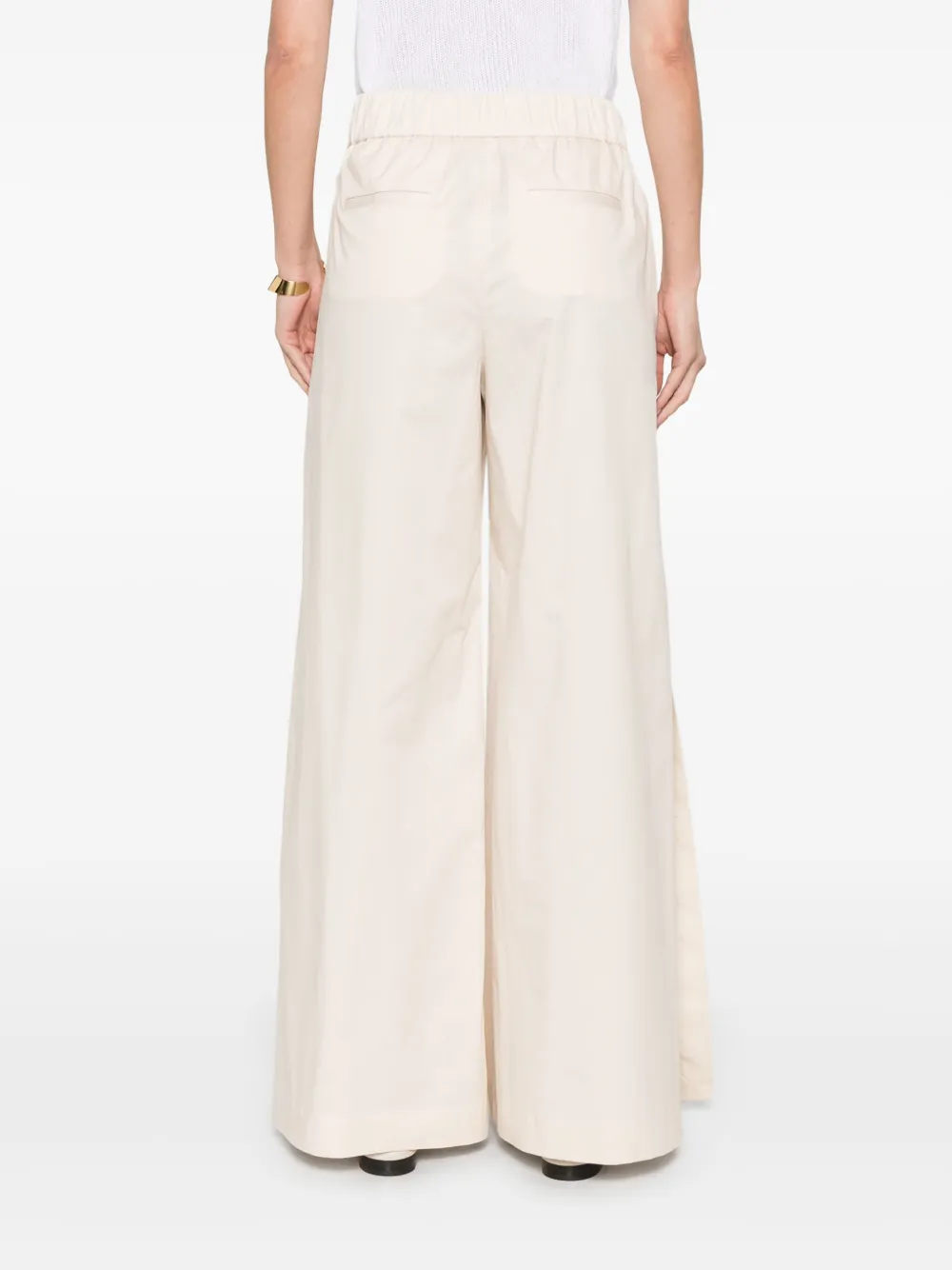Peserico Punto broek met Luce-detail Beige