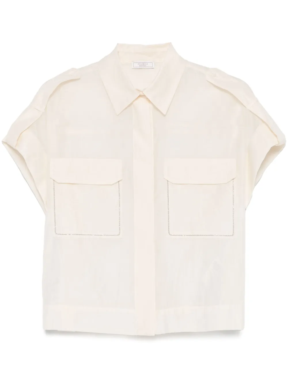 Peserico playera con detalle de cadena de esferas | neutro | Image 1