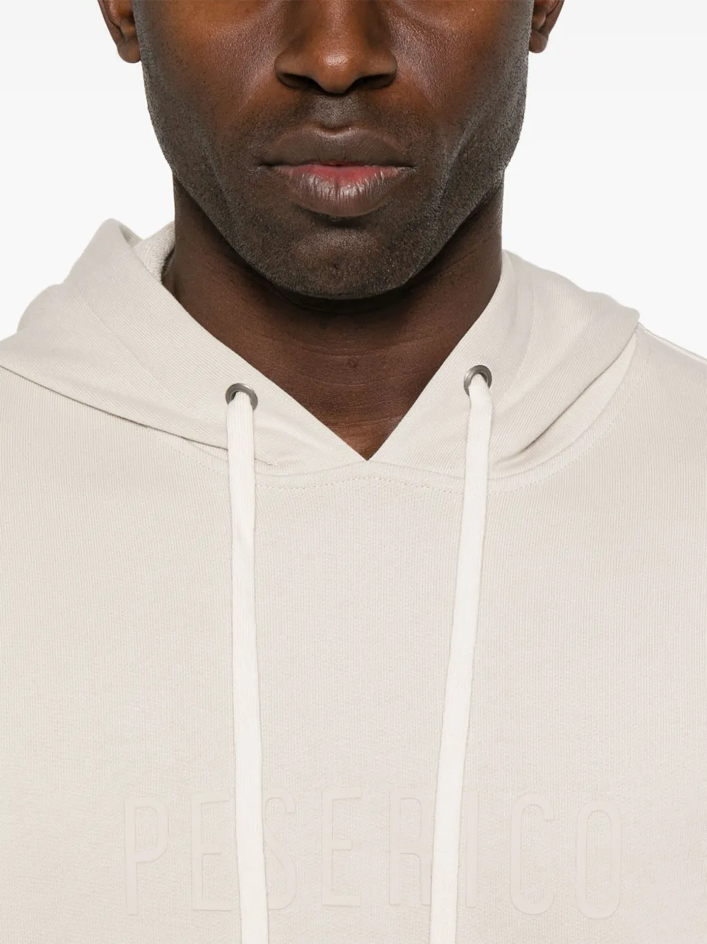 Peserico Katoenen hoodie Beige