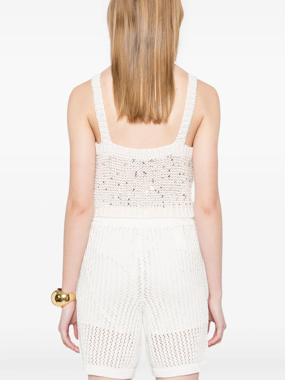 PESERICO SEQUIN-EMBELLISHED TOP