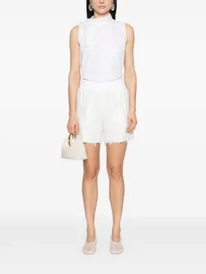 ショートパンツ PESERICO Women Shorts  Burmudas P04579D 05814 061 234691 GR Peserico Shorts for Women - Shop on FARFETCH