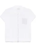 Peserico zip-up top - White