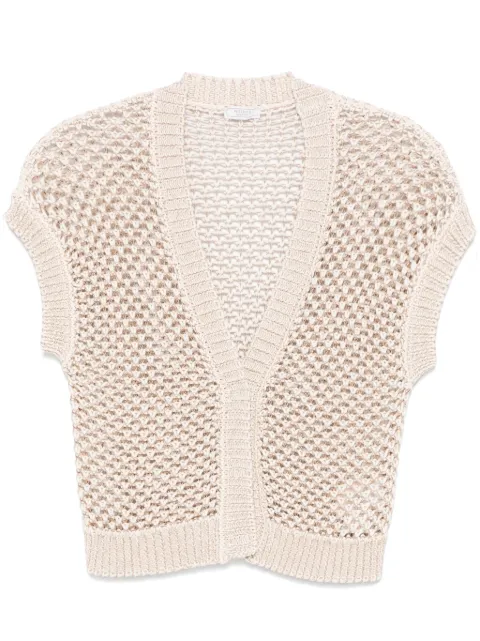 Peserico open-knit cardigan 