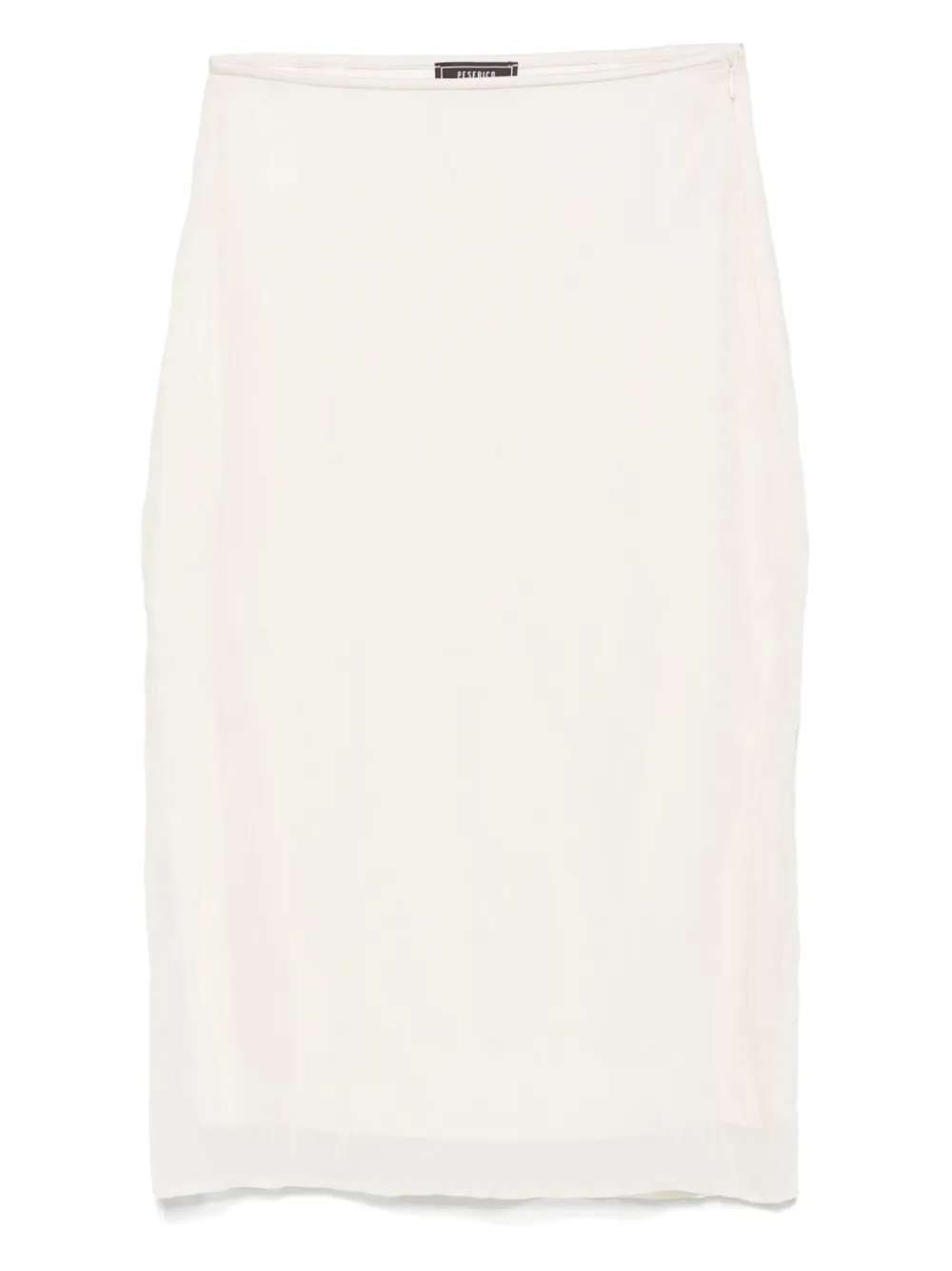 Peserico falda midi de organza | neutro | Image 1