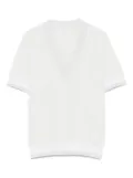 Peserico lurex-embellished T-shirt - White
