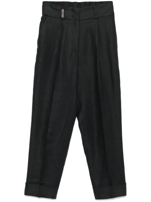 Pantalon à détails de perles - Peserico - Modalova