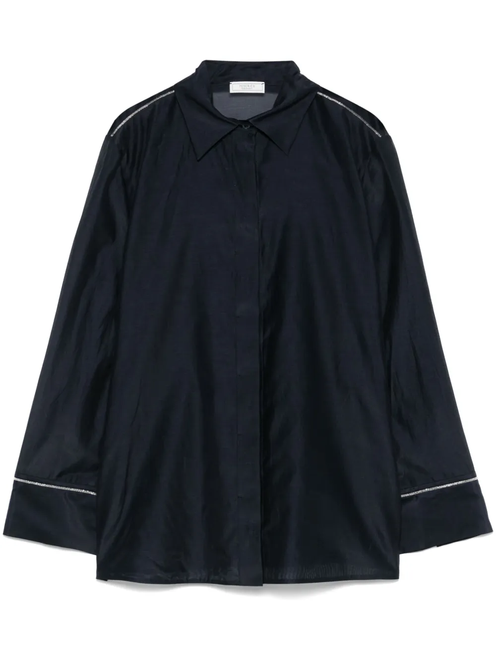 Peserico camisa con detalles de mostacilla | azul | Image 1