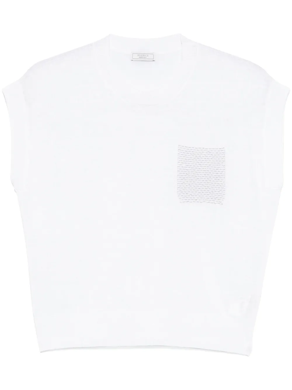 fine-knit vest