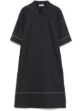 Peserico poplin mini dress - Blue