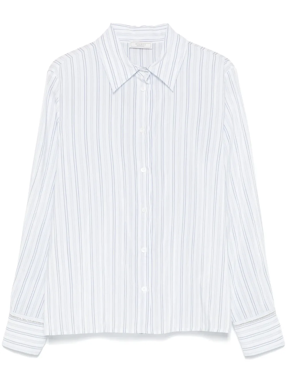 Peserico camisa con rayas estampadas | azul | Image 1