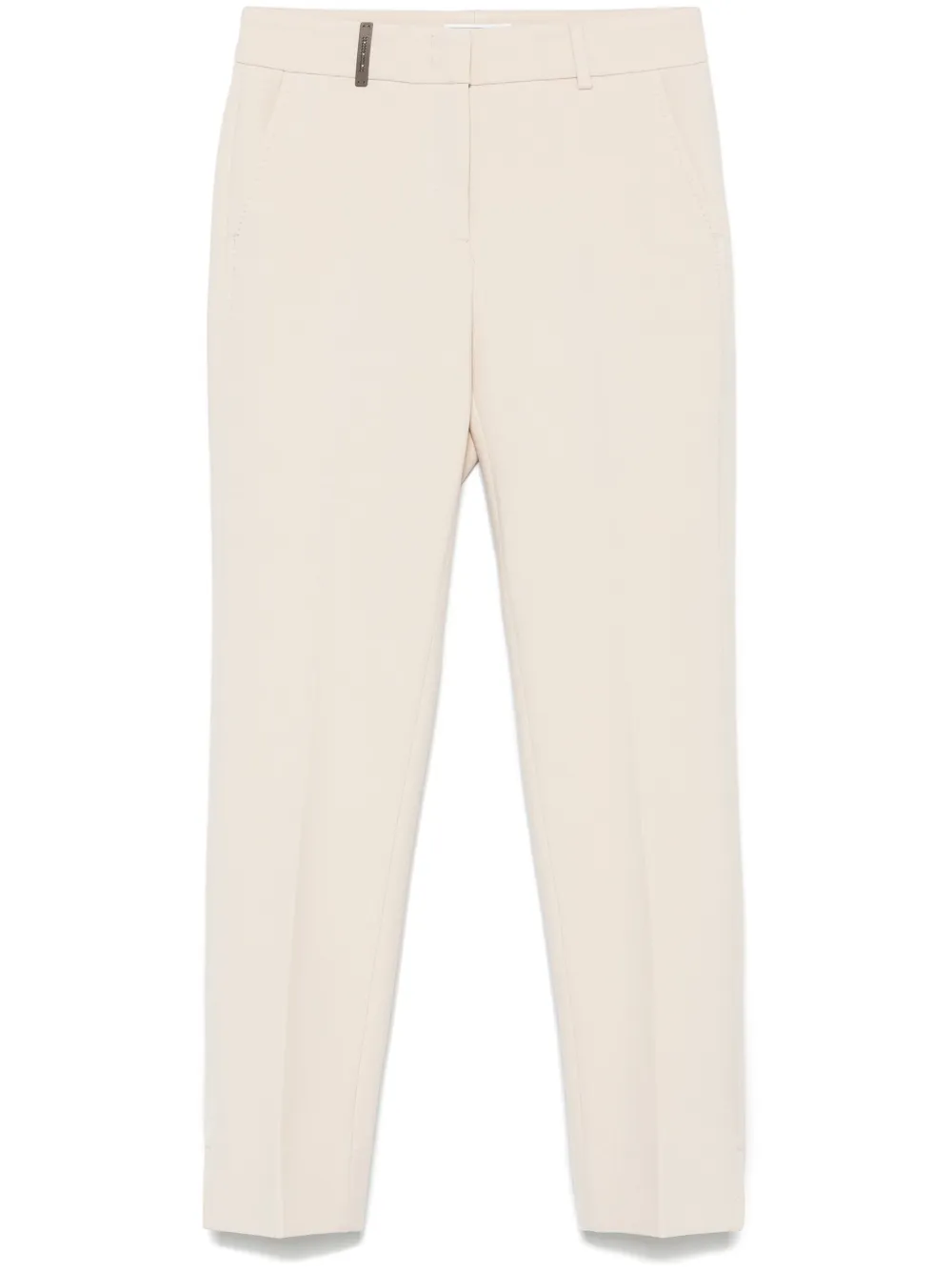 Peserico Tapered-Hose mit Bügelfalten | Nude | Image 1