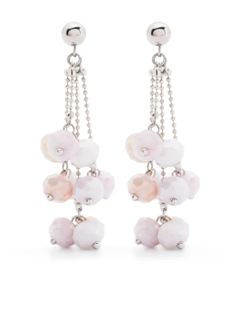 Peserico micro-crystals drop earrings