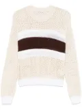 Peserico open-knit sweater - Neutrals