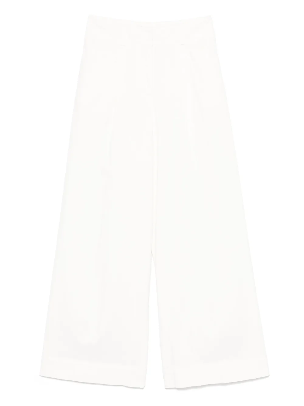 Peserico garment-dyed gabardine trousers | White | Image 1