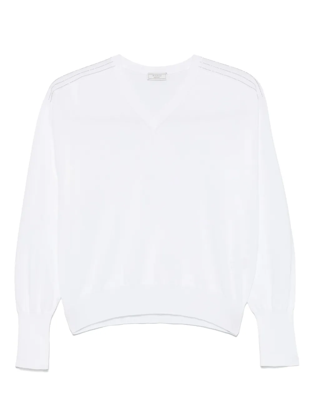 Shop Peserico Cotton Top In White