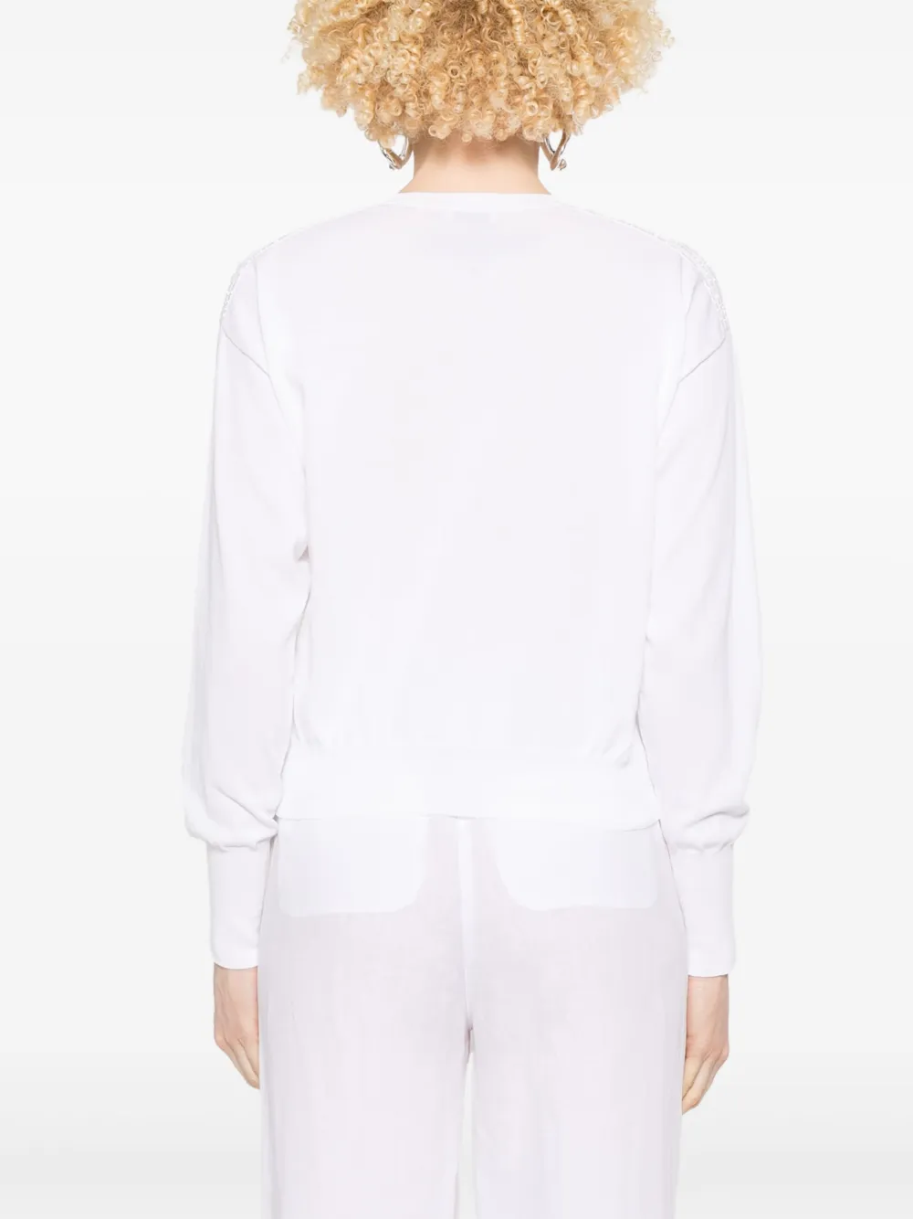 Shop Peserico Cotton Top In White