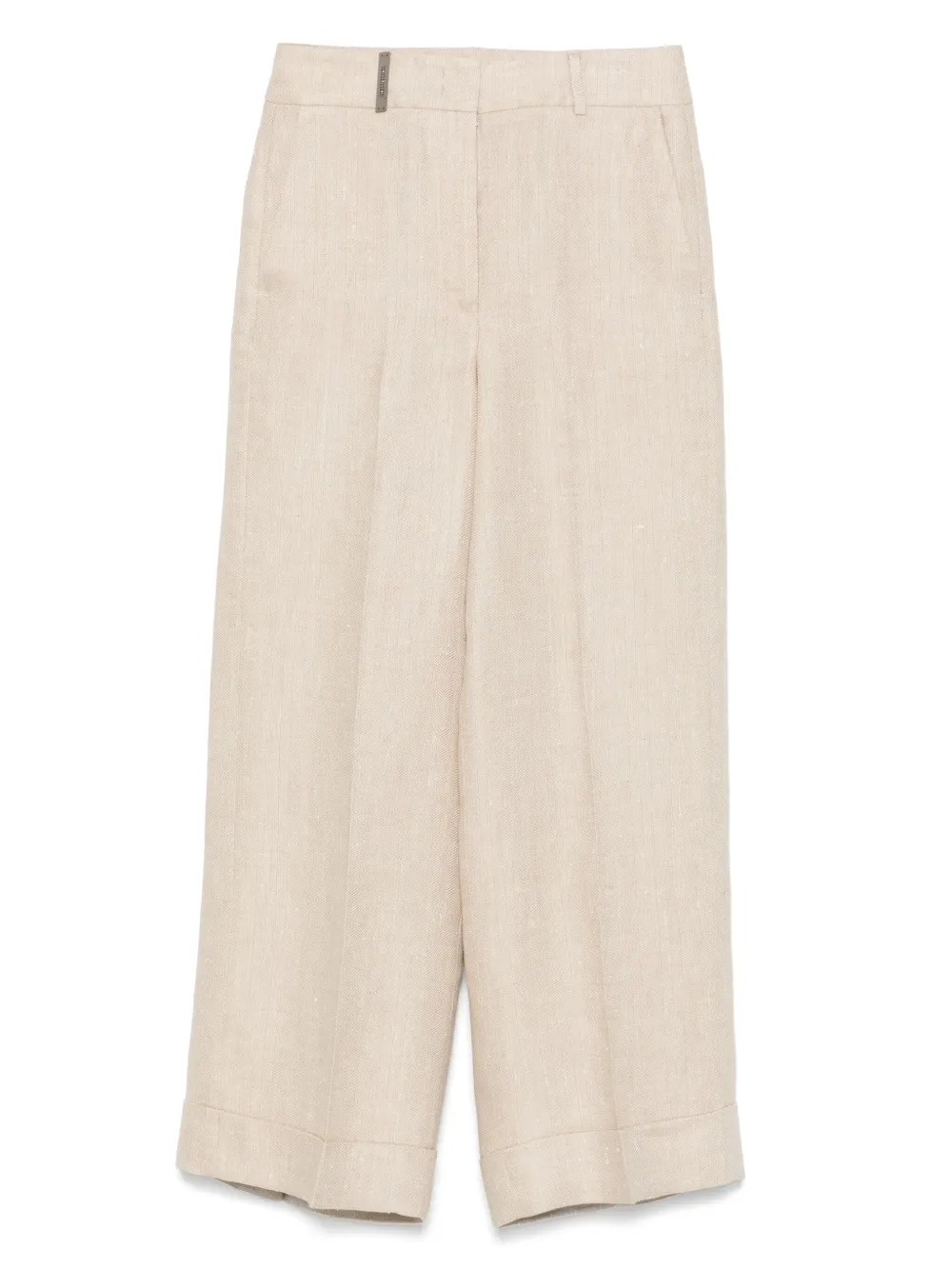 Peserico Straight broek Beige