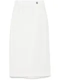 Peserico wrap midi skirt - White