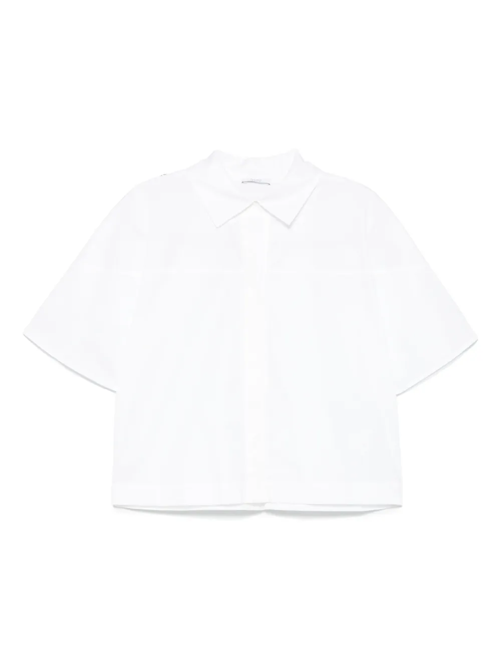 Peserico blouse met korte mouwen Wit