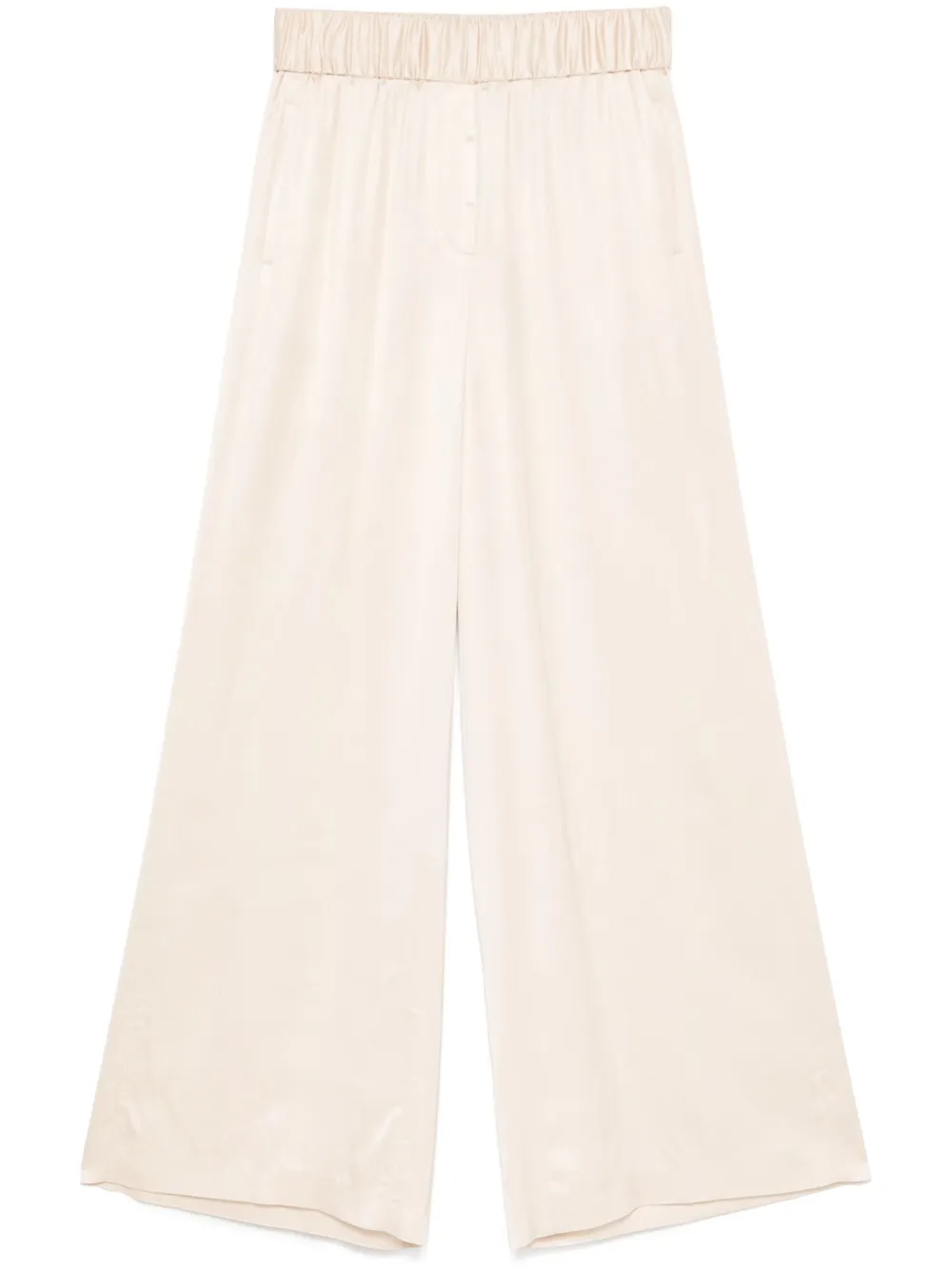 Peserico satin trousers | Neutrals | Image 1