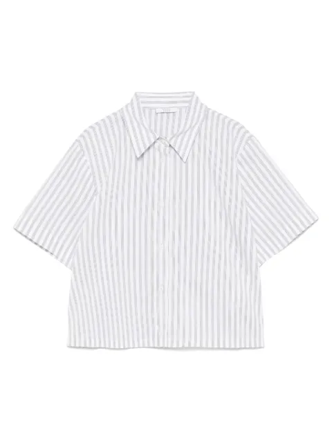 Peserico camisa con rayas estampadas