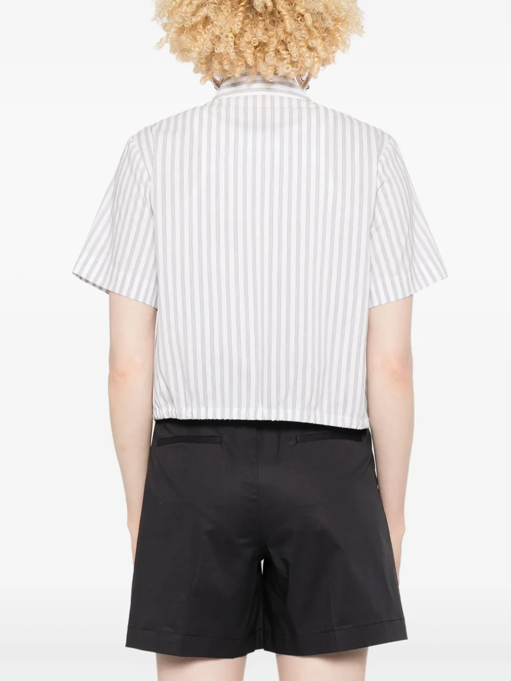 Peserico Gestreept blouse Wit