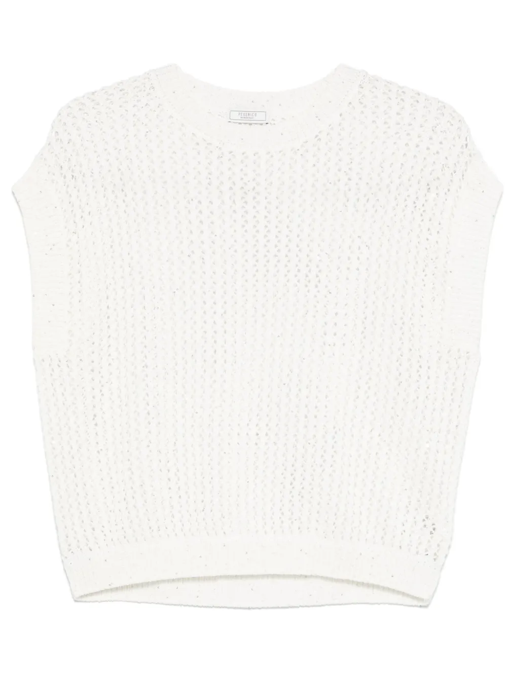 sequinned vest