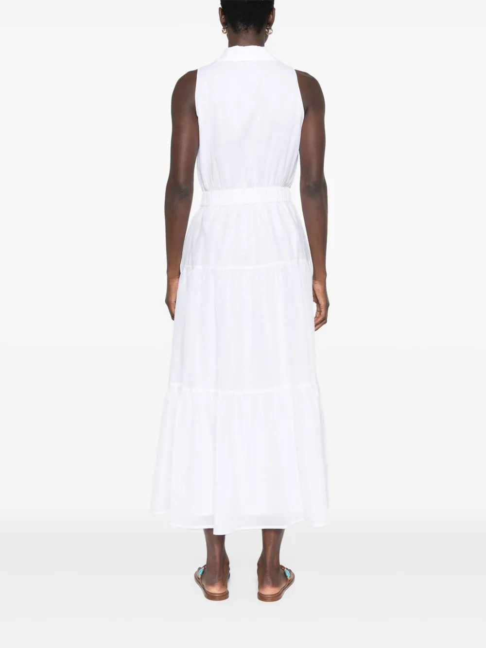 PESERICO COTTON MIDI DRESS