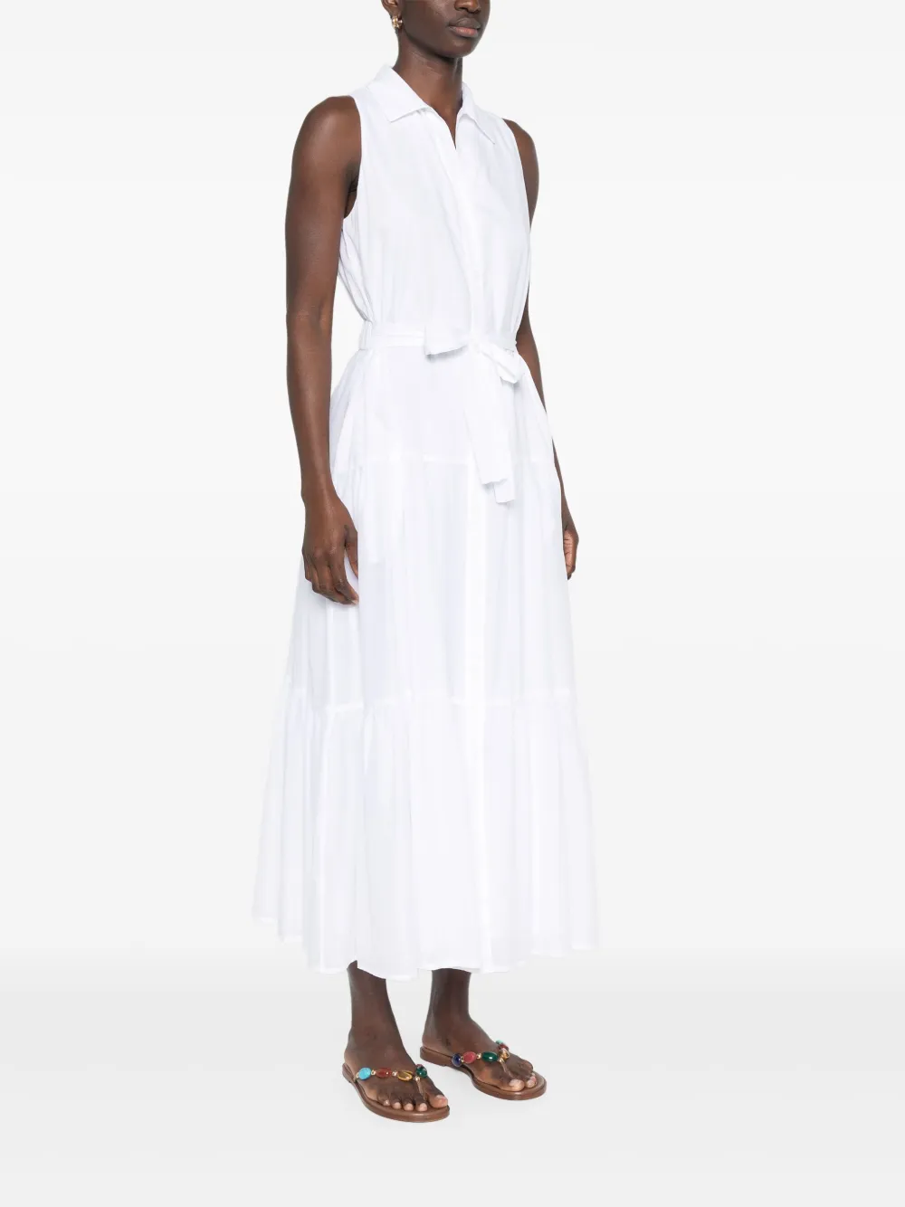 PESERICO COTTON MIDI DRESS