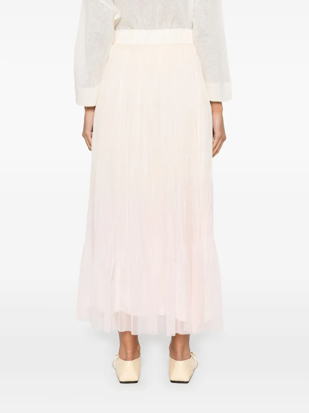 PESERICO GRADIENT MIDI SKIRT